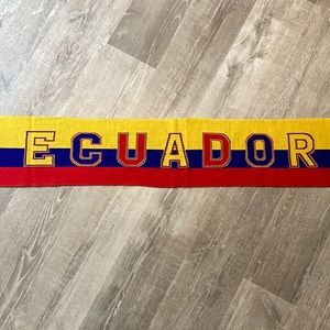 Ecuador fútbol soccer scarf